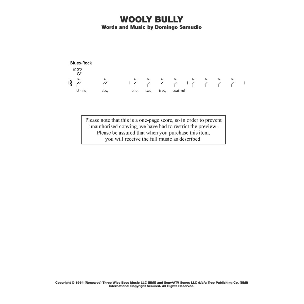 Wooly Bully