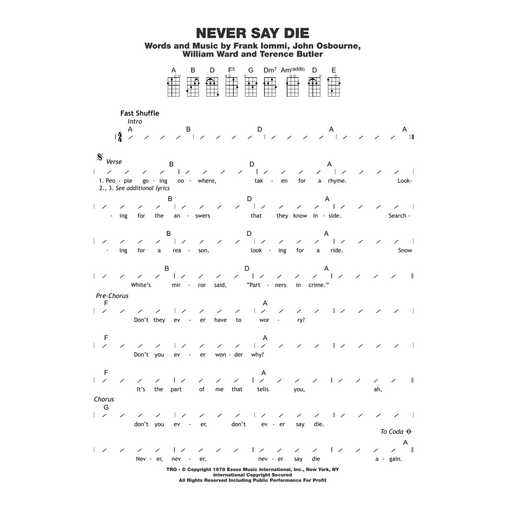 Never Say Die