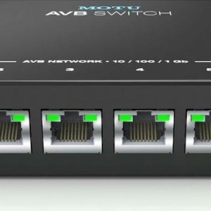 MOTU AVB Switch - Commutateur de pontage audio-vidéo à 5 ports