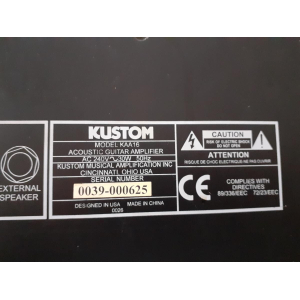 Pack de Guitarra electro-acústica Stol y amplificador Kustom de 30W