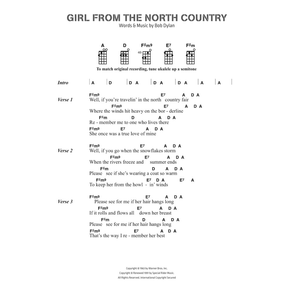 Girl From The North Country