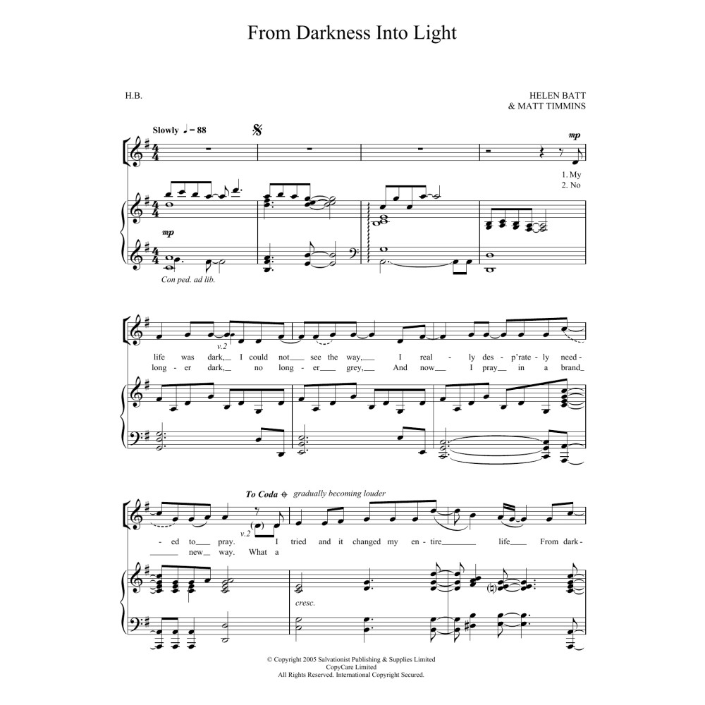 From Darkness Into Light