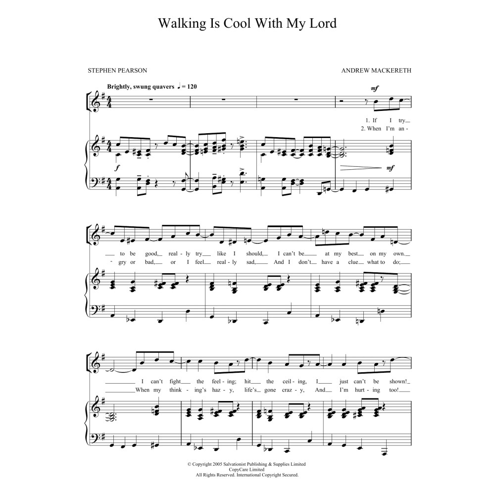 Walking Is Cool With My Lord