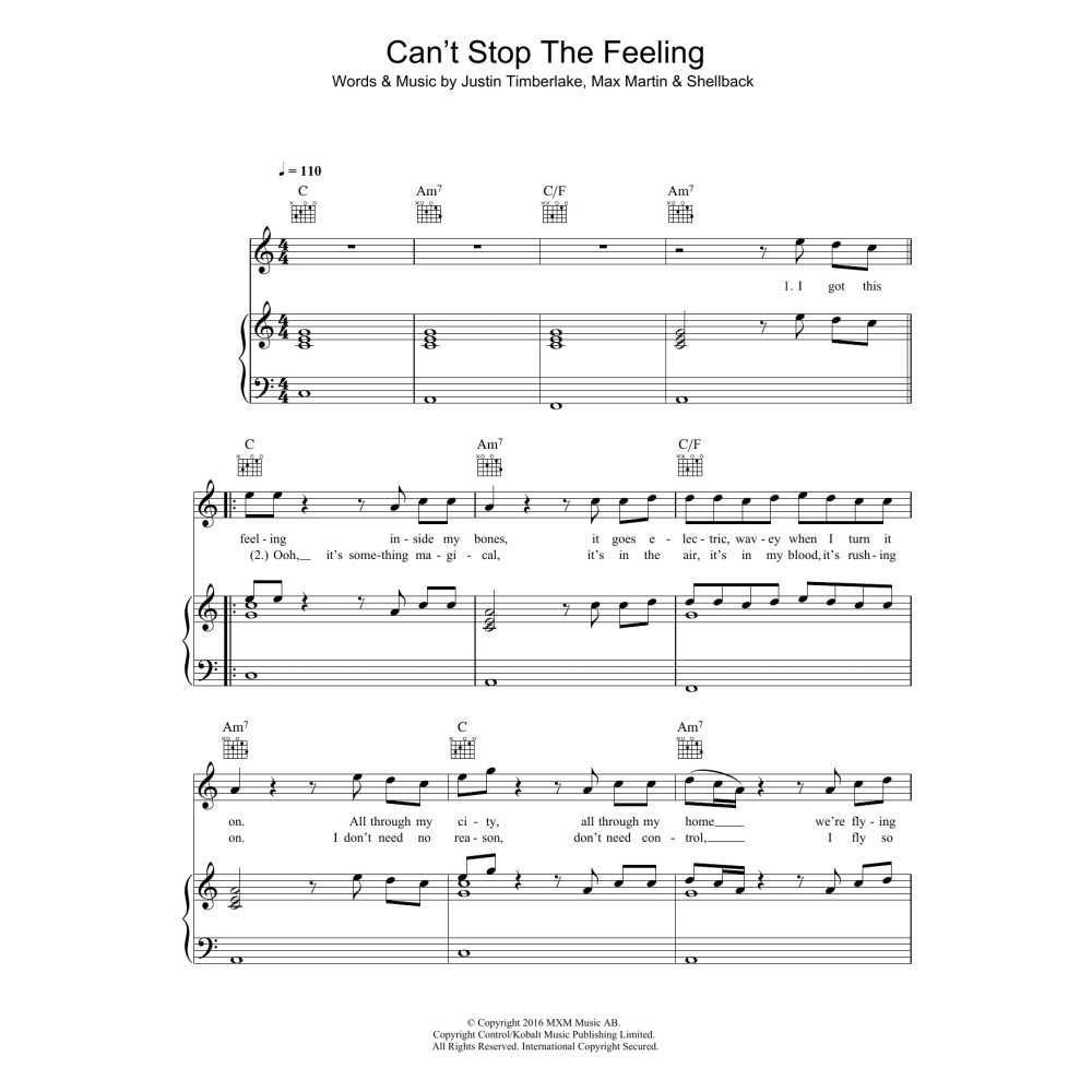Can't Stop The Feeling