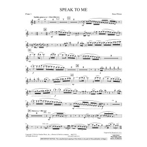 Speak to Me - Flute 1