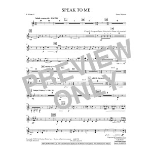 Speak to Me - F Horn 4