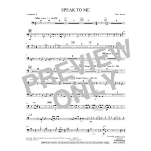 Speak to Me - Trombone 3