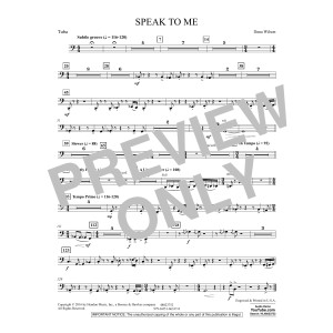 Speak to Me - Tuba