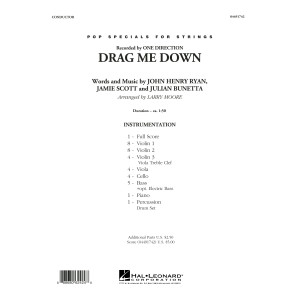 Drag Me Down - Conductor Score (Full Score)