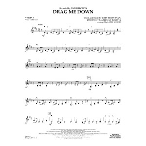 Drag Me Down - Violin 3 (Viola Treble Clef)