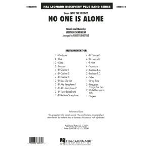 No One Is Alone - Conductor Score (Full Score)
