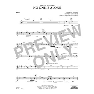 No One Is Alone - Oboe