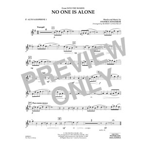 No One Is Alone - Eb Alto Saxophone 1