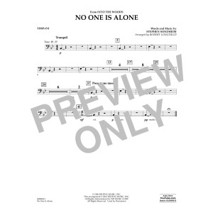 No One Is Alone - Timpani
