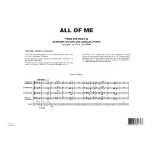 All of Me - Conductor Score (Full Score)