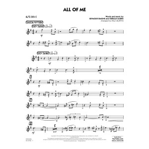 All of Me - Alto Sax 2
