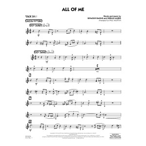 All of Me - Tenor Sax 1