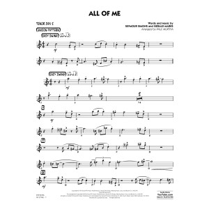 All of Me - Tenor Sax 2