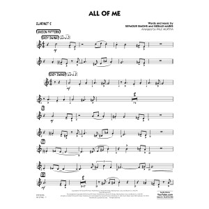 All of Me - Bb Clarinet 2
