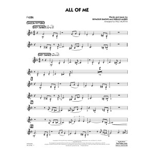 All of Me - F Horn