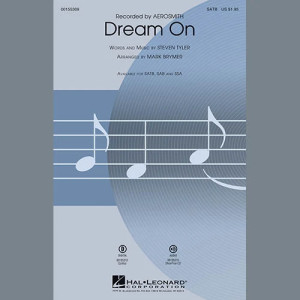 Dream On (arr. Mark Brymer) - Drums