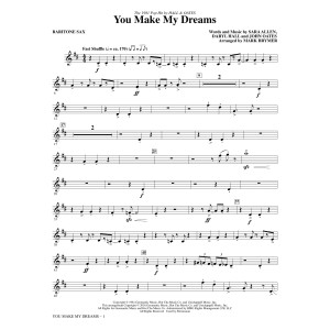 You Make My Dreams - Baritone Sax