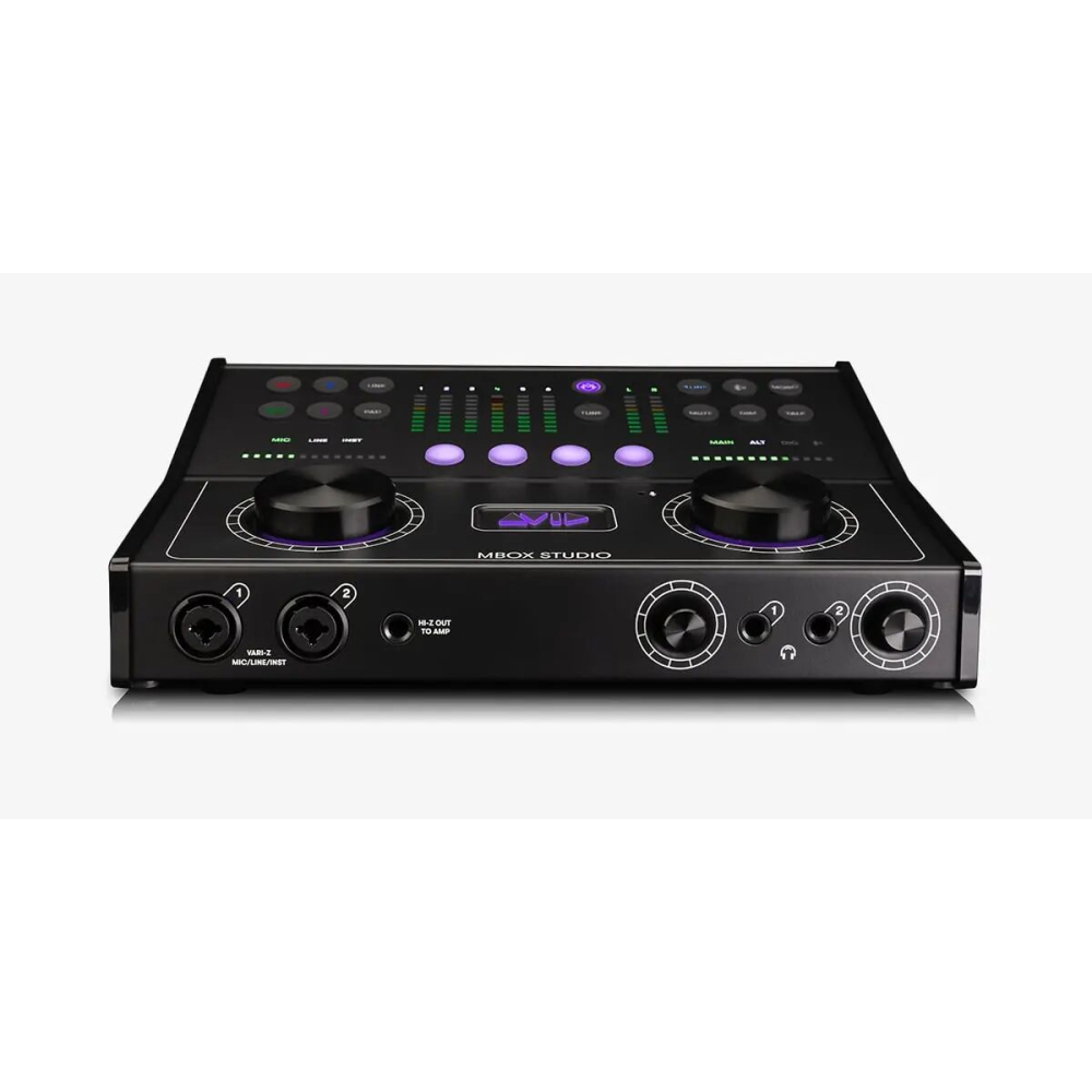 Avid MBOX Studio est un ensemble complet de production musicale comprenant une interface audio haut de gamme et un logiciel de c