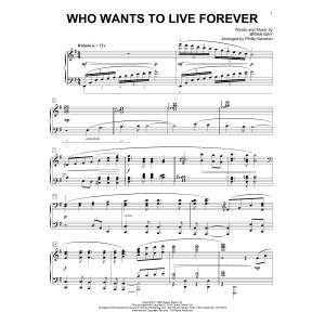 Who Wants To Live Forever [Classical version] (arr. Phillip Keveren)