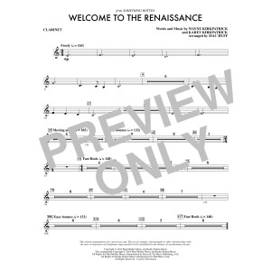 Welcome to the Renaissance - Bb Clarinet
