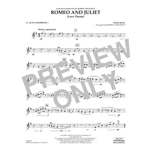 Romeo and Juliet (Love Theme) - Eb Alto Saxophone 1