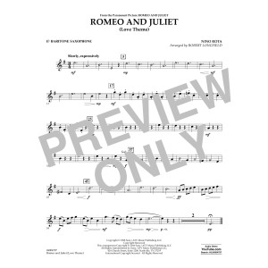 Romeo and Juliet (Love Theme) - Eb Baritone Saxophone