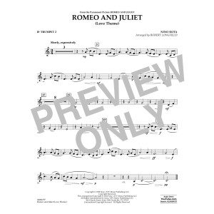 Romeo and Juliet (Love Theme) - Bb Trumpet 2