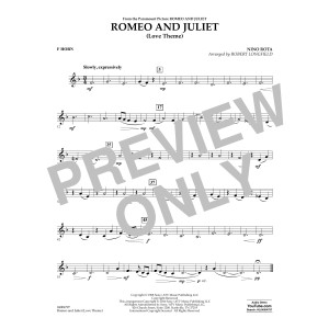 Romeo and Juliet (Love Theme) - F Horn