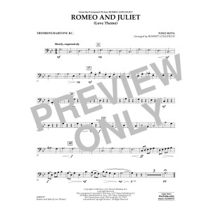 Romeo and Juliet (Love Theme) - Trombone/Baritone B.C.