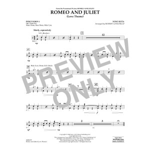 Romeo and Juliet (Love Theme) - Percussion 1