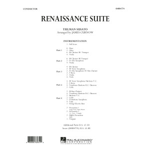 Renaissance Suite - Conductor Score (Full Score)