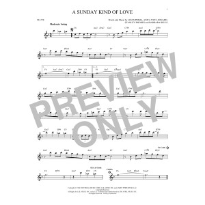 A Sunday Kind Of Love