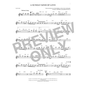 A Sunday Kind Of Love
