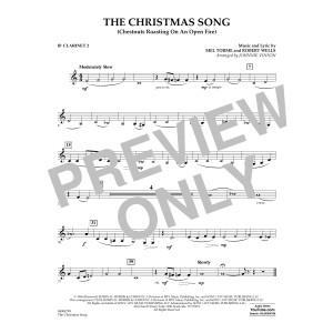 The Christmas Song (Chestnuts Roasting on an Open Fire) - Bb Clarinet 2