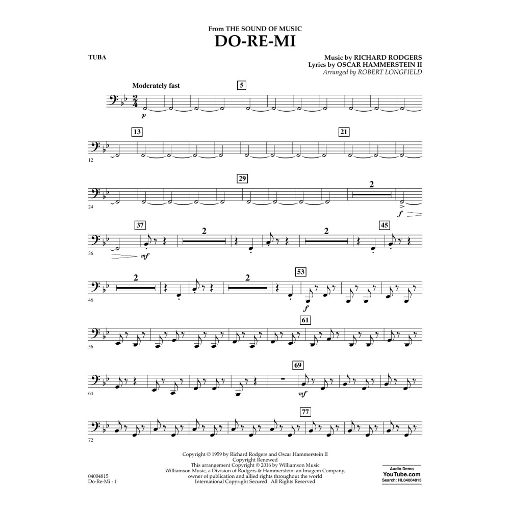 Do-Re-Mi (from The Sound of Music) - Tuba