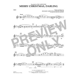 Merry Christmas, Darling - Oboe