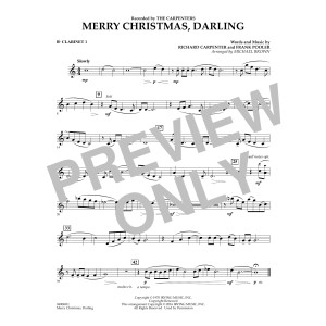 Merry Christmas, Darling - Bb Clarinet 1