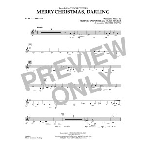 Merry Christmas, Darling - Eb Alto Clarinet