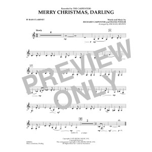 Merry Christmas, Darling - Bb Bass Clarinet