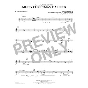Merry Christmas, Darling - Eb Alto Saxophone 2