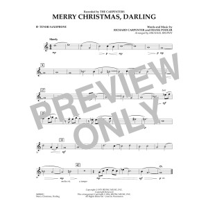 Merry Christmas, Darling - Bb Tenor Saxophone