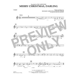 Merry Christmas, Darling - F Horn