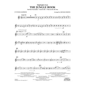 Highlights from The Jungle Book - Bb Tenor Saxophone