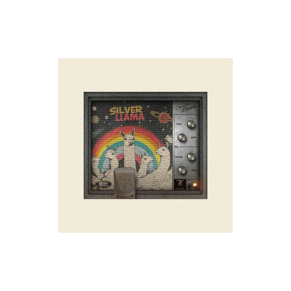 Safari Pedals Silver Llama