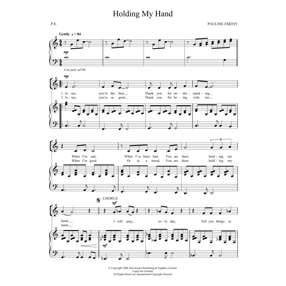 Holding My Hand